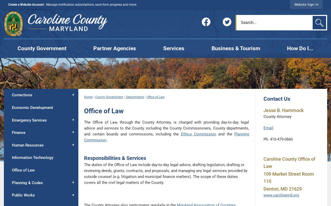 Caroline County public information request instructions for warrant and court records